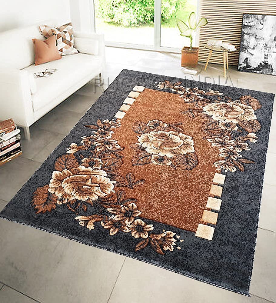 Zora Carpet Thick & Soft Hand Embossed Cutting Beautiful Carpets for Living Roo...